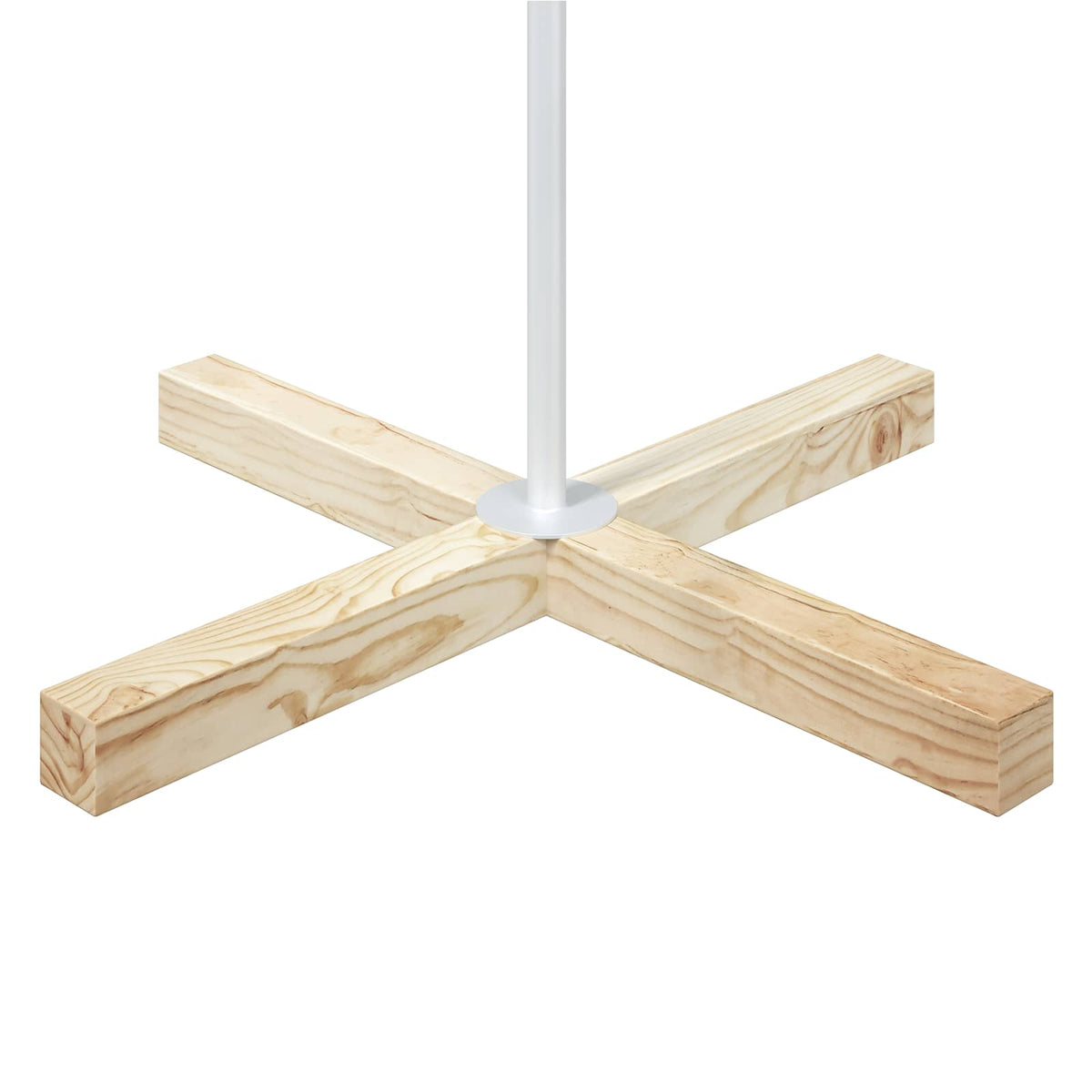 Metal Christmas Tree with Holder KUOPIO 180 cm Steel White