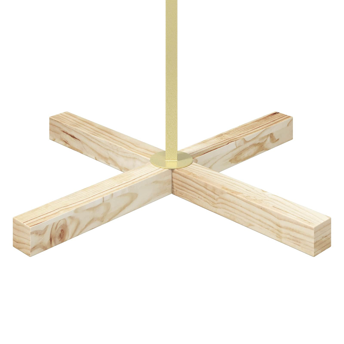 Metal Christmas Tree KUOPIO 210 cm Steel Gold