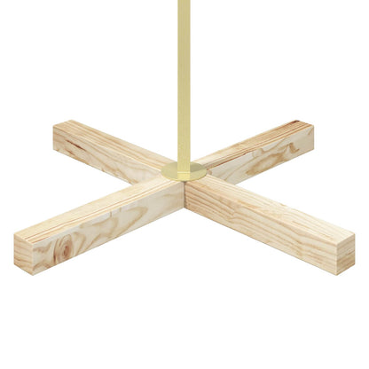 Metal Christmas Tree KUOPIO 210 cm Steel Gold