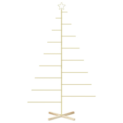 Metal Christmas Tree KUOPIO 210 cm Steel Gold