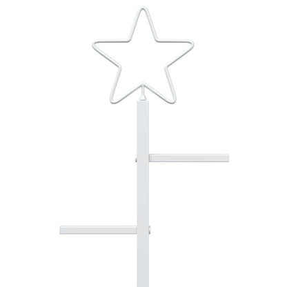 Metal Christmas Tree with Stand KUOPIO 210 cm Steel White