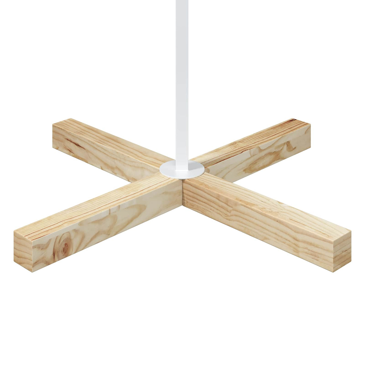 Metal Christmas Tree with Stand KUOPIO 210 cm Steel White