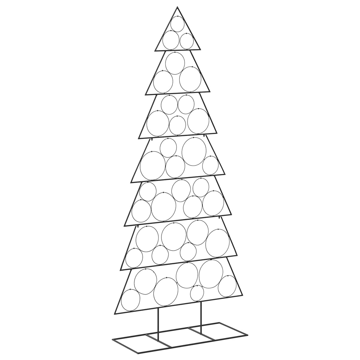 Metal Christmas Tree with Classic Stand KUOPIO 210 cm Steel