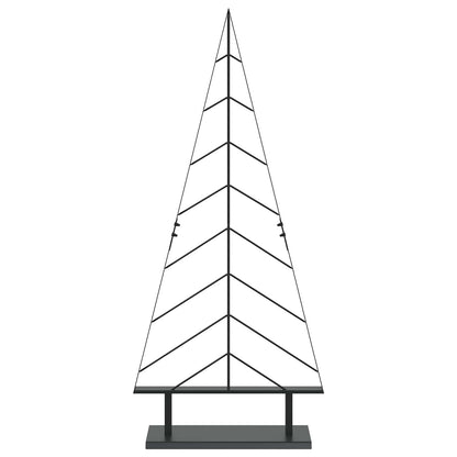 Metal Christmas Tree with Stand KUOPIO 125 cm Steel Black