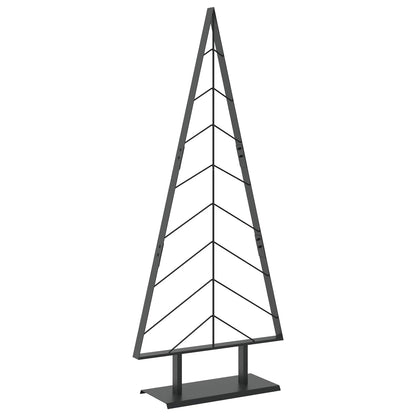 Metal Christmas Tree with Stand KUOPIO 150 cm Steel Black