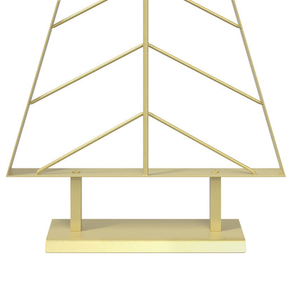 Metal Christmas Tree KUOPIO 125 cm Steel Gold