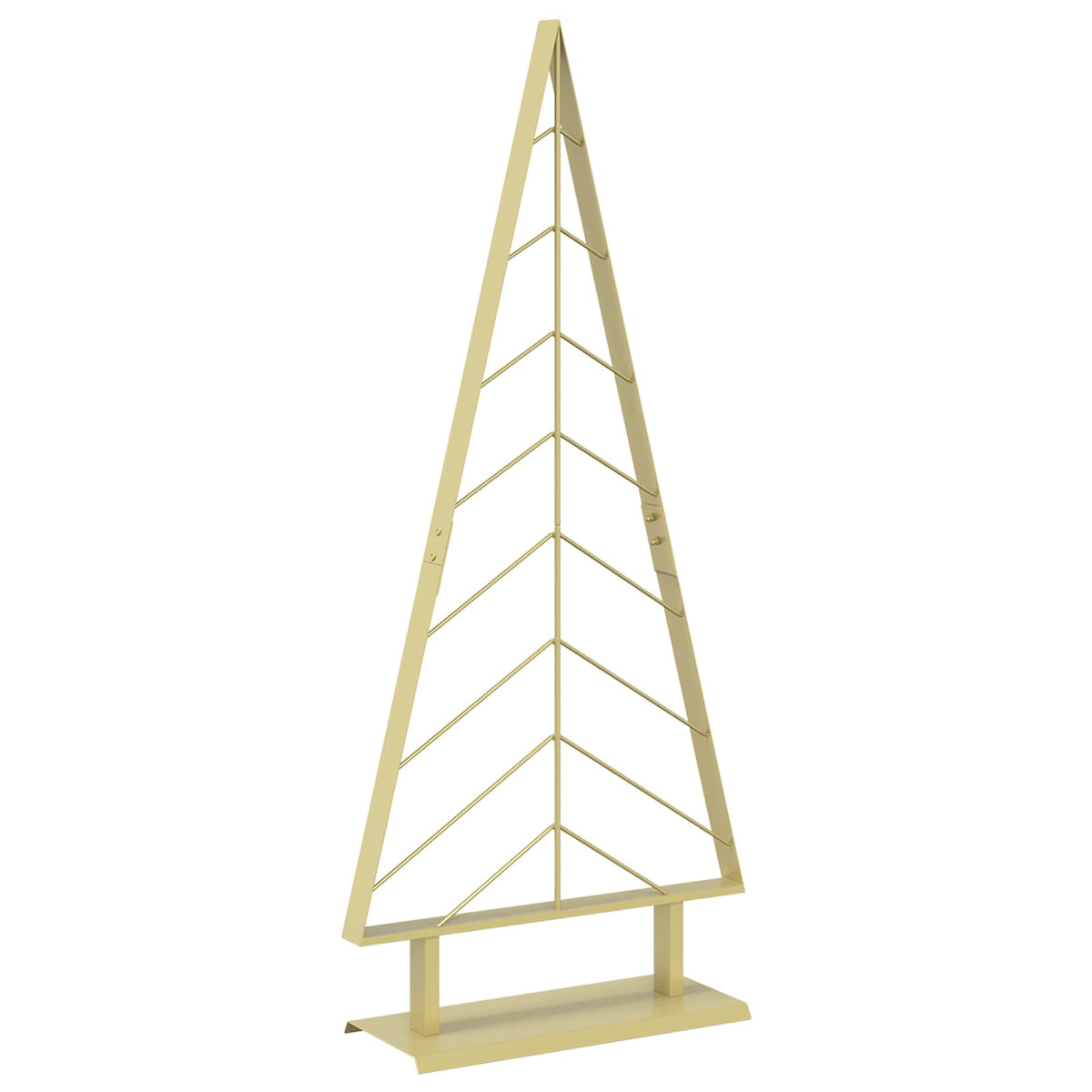Metal Christmas Tree KUOPIO 125 cm Steel Gold