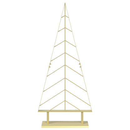 Metal Christmas Tree KUOPIO 125 cm Steel Gold
