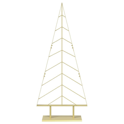 Metal Christmas Tree with Stand KUOPIO 150 cm Steel Gold