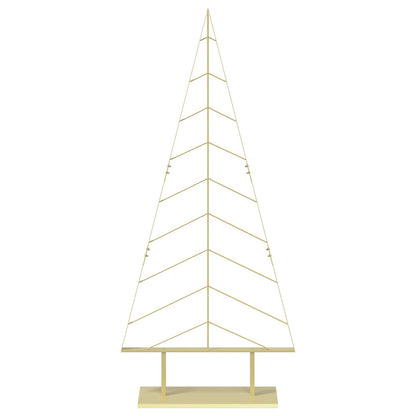 Metal Christmas Tree with Stand KUOPIO 180 cm Steel Gold
