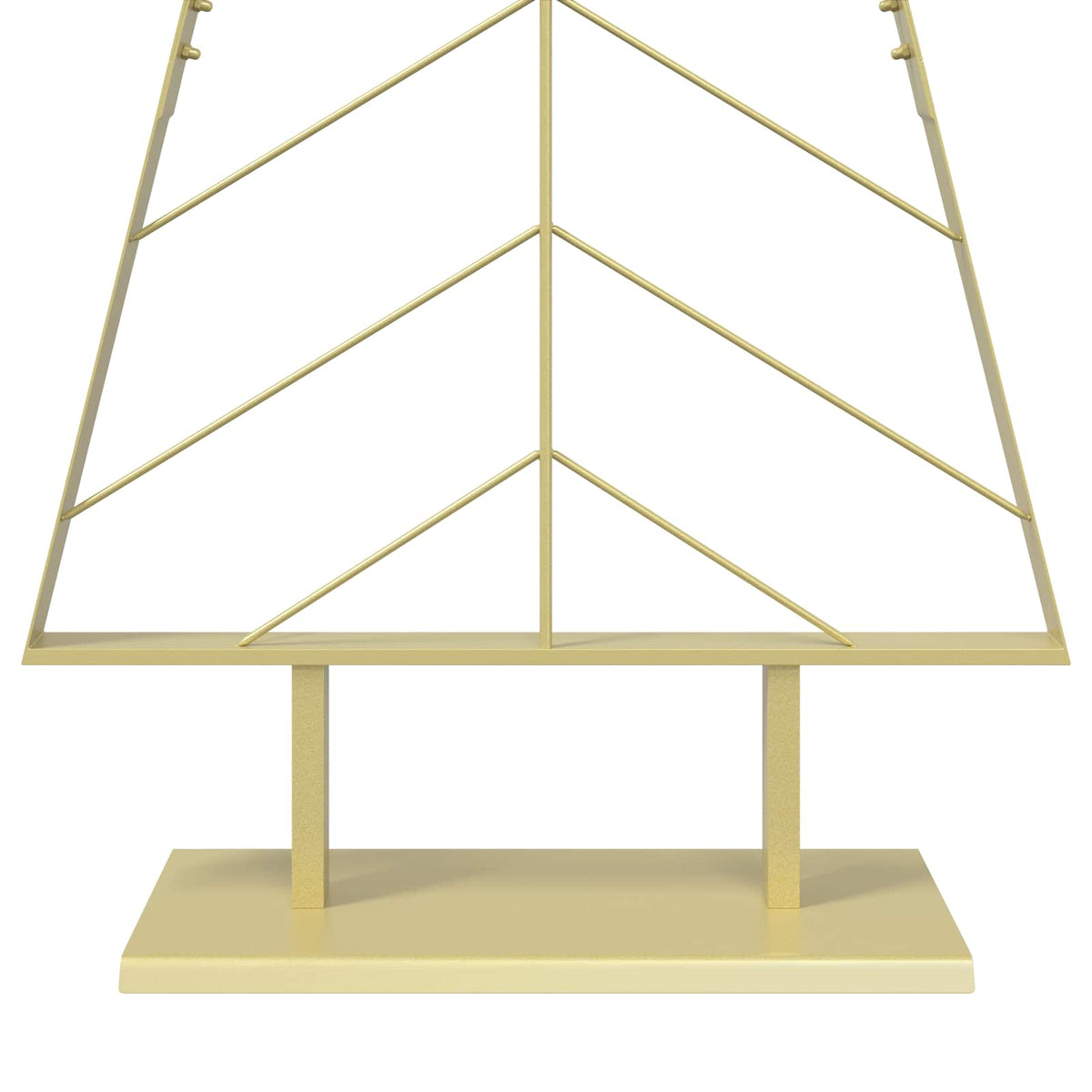 Metal Christmas Tree with Stand KUOPIO 210 cm Steel Gold