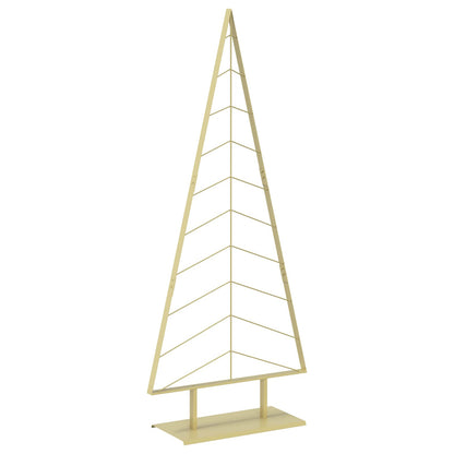 Metal Christmas Tree with Stand KUOPIO 210 cm Steel Gold