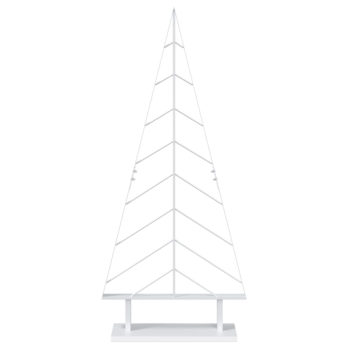 Metal Christmas Tree with Stand KUOPIO 125 cm Steel White