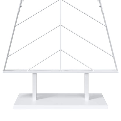 Metal Christmas Tree with Stand KUOPIO 180 cm Steel White