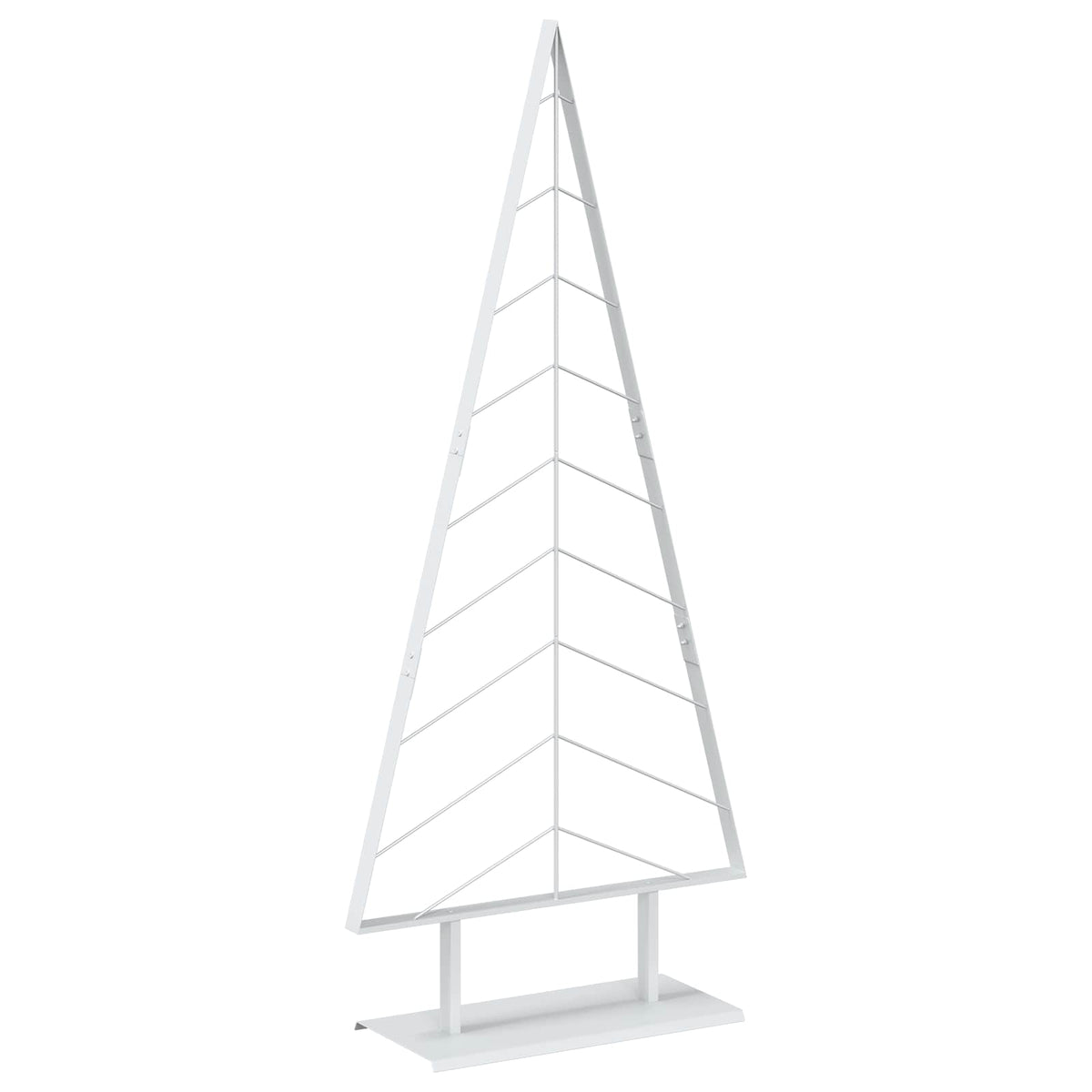 Metal Christmas Tree with Stand KUOPIO 180 cm Steel White