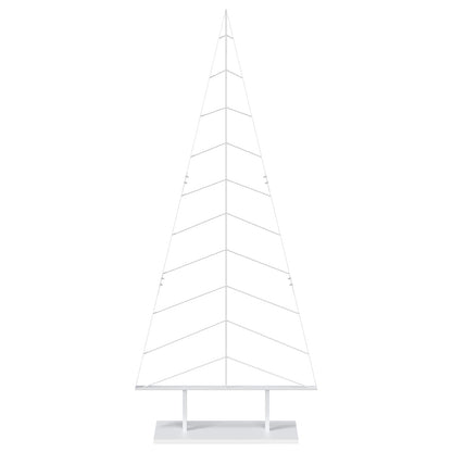 Metal Christmas Tree with Stand KUOPIO 210 cm Steel White