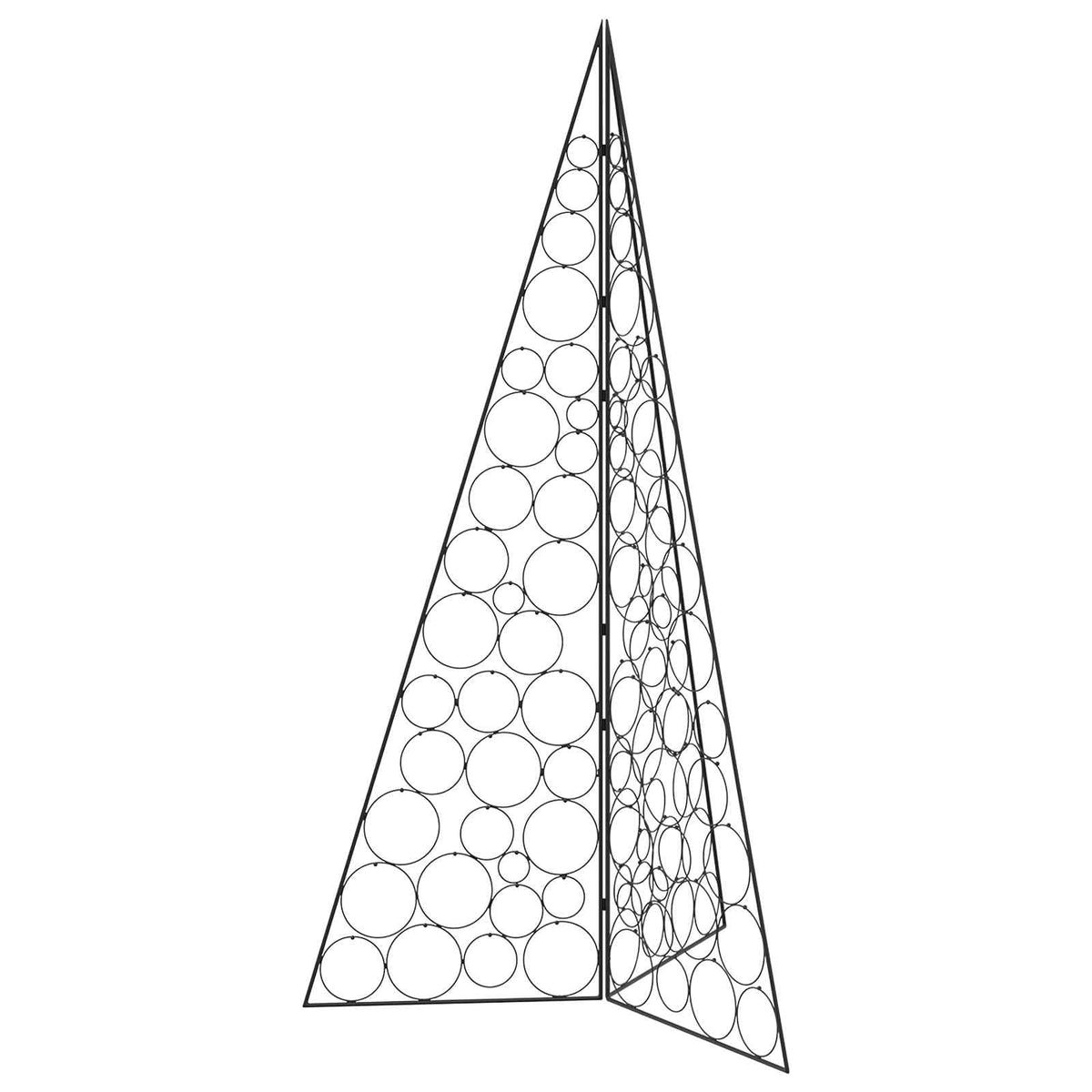 Metal Christmas Tree KUOPIO 180 cm Steel Black