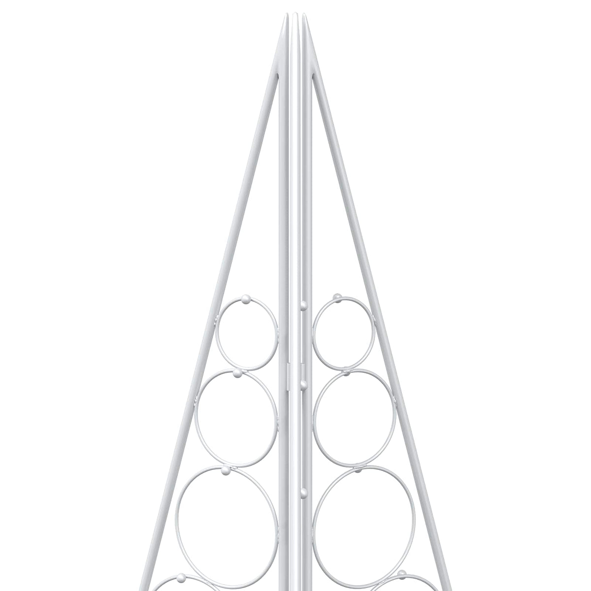 Metal Christmas Tree KUOPIO 140 cm Steel White