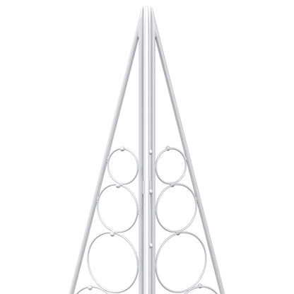 Metal Christmas Tree KUOPIO 140 cm Steel White