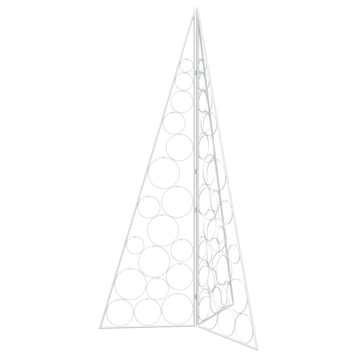 Metal Christmas Tree KUOPIO 140 cm Steel White