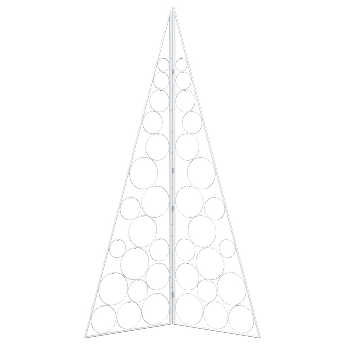 Metal Christmas Tree KUOPIO 140 cm Steel White