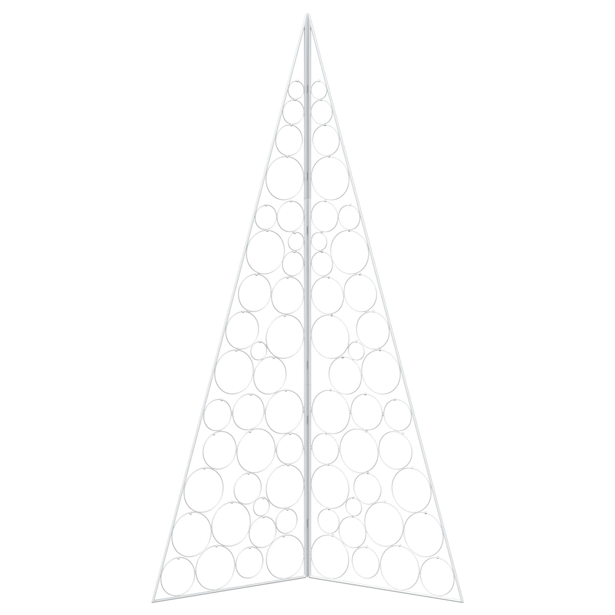 Metal Christmas Tree KUOPIO 180 cm Steel White