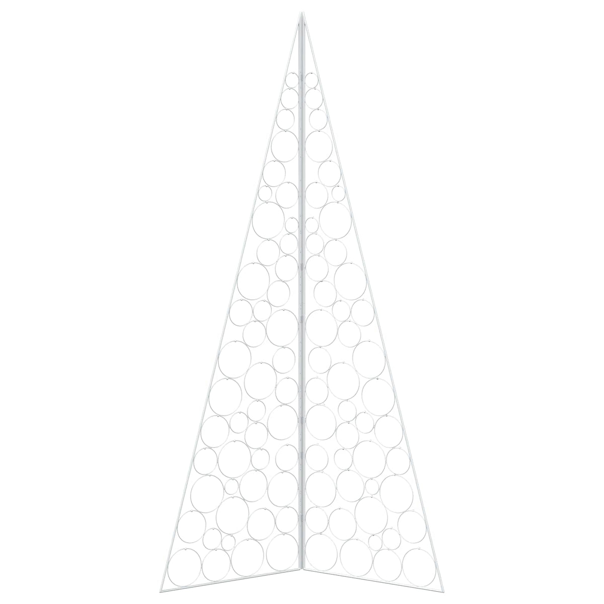Metal Christmas Tree KUOPIO 210 cm Steel White