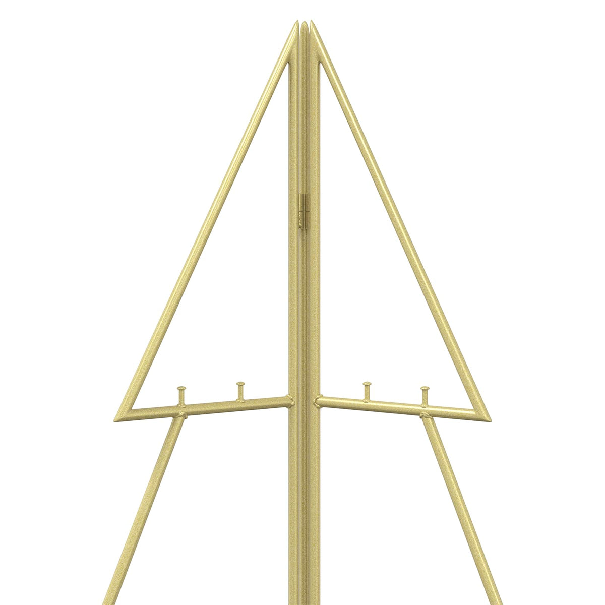Metal Christmas Tree with Folding Stand KUOPIO 210 cm Steel