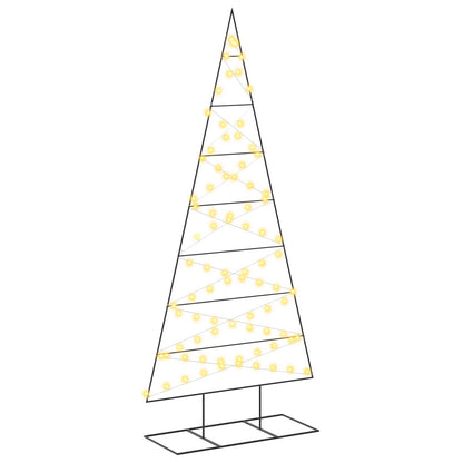 Metal Christmas Tree with Stand KUOPIO 210 cm Warm White Steel