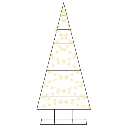 Metal Christmas Tree with Stand KUOPIO 210 cm Warm White Steel