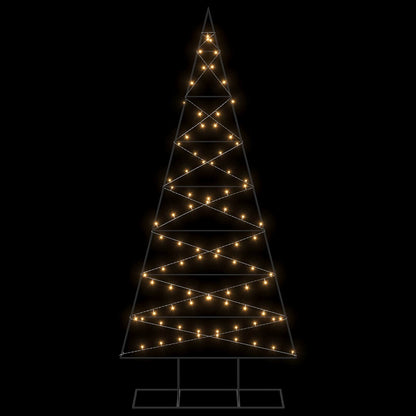 Metal Christmas Tree with Stand KUOPIO 210 cm Warm White Steel