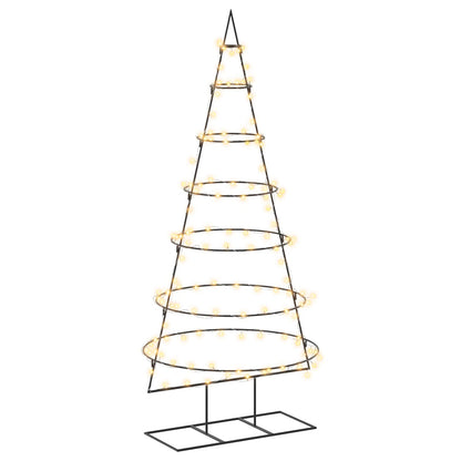 Metal Christmas Tree with Stand KUOPIO 180 cm Warm White Steel