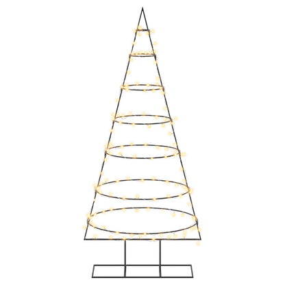 Metal Christmas Tree with Stand KUOPIO 180 cm Warm White Steel