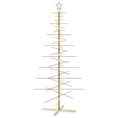 Metal Christmas Tree with Stand KUOPIO 210 cm Warm White Steel