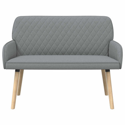 2 Seater Sofa with Solid Wood Legs 2-Seater Light Grey