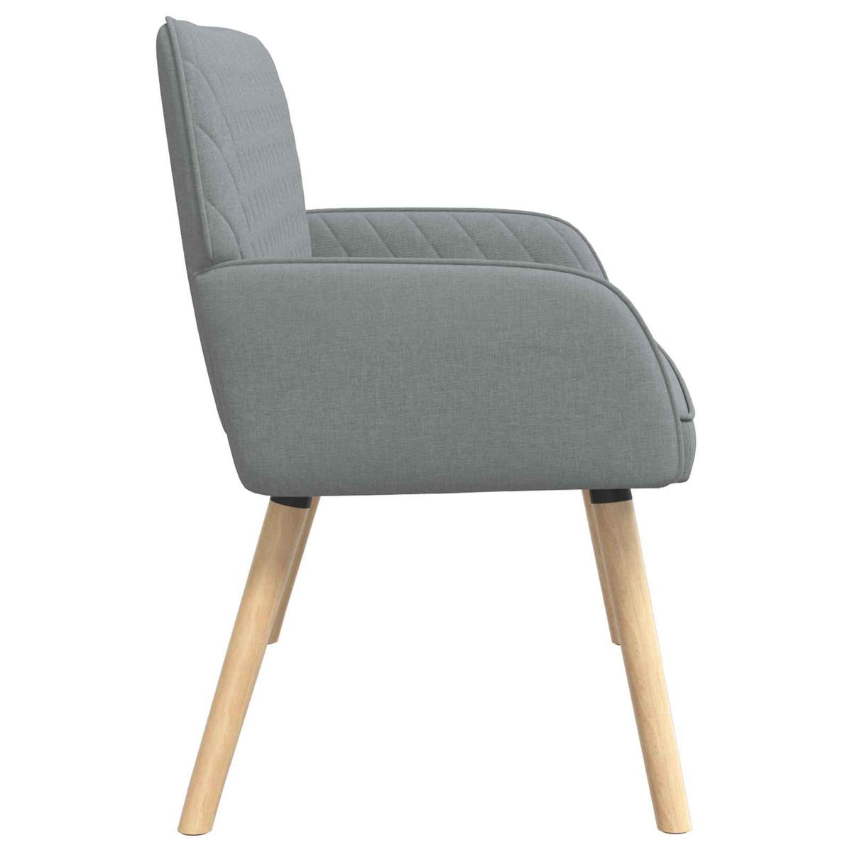 2 Seater Sofa with Solid Wood Legs 2-Seater Light Grey