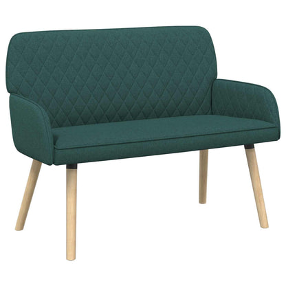 2 Seater Sofa with Solid Wood Legs 2-Seater Dark Green