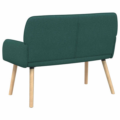 2 Seater Sofa with Solid Wood Legs 2-Seater Dark Green