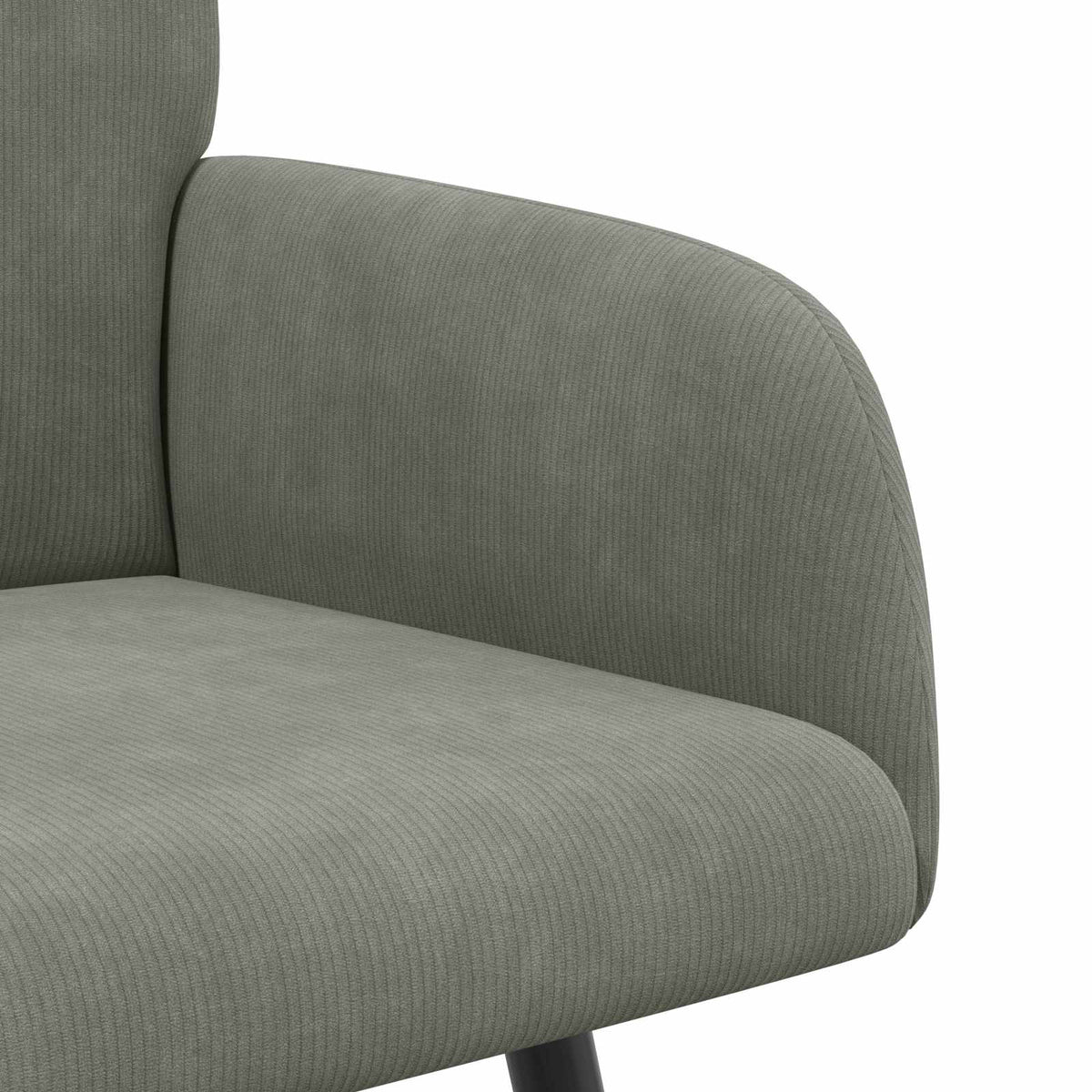 2 Seater Sofa with Metal Legs 2-Seater Light Grey