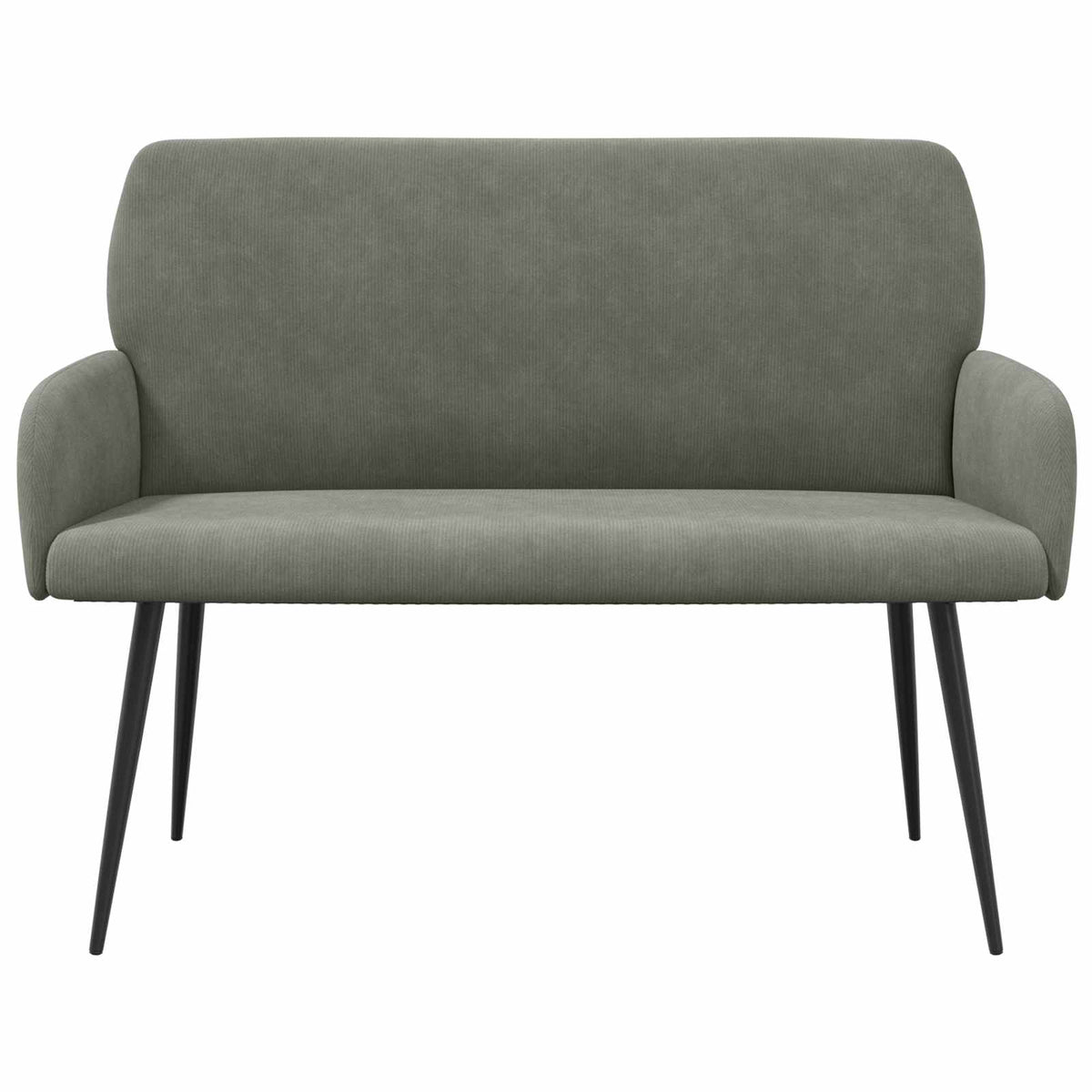 2 Seater Sofa with Metal Legs 2-Seater Light Grey