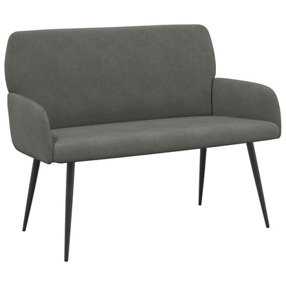 2 Seater Sofa with Metal Legs 2-Seater Dark Grey