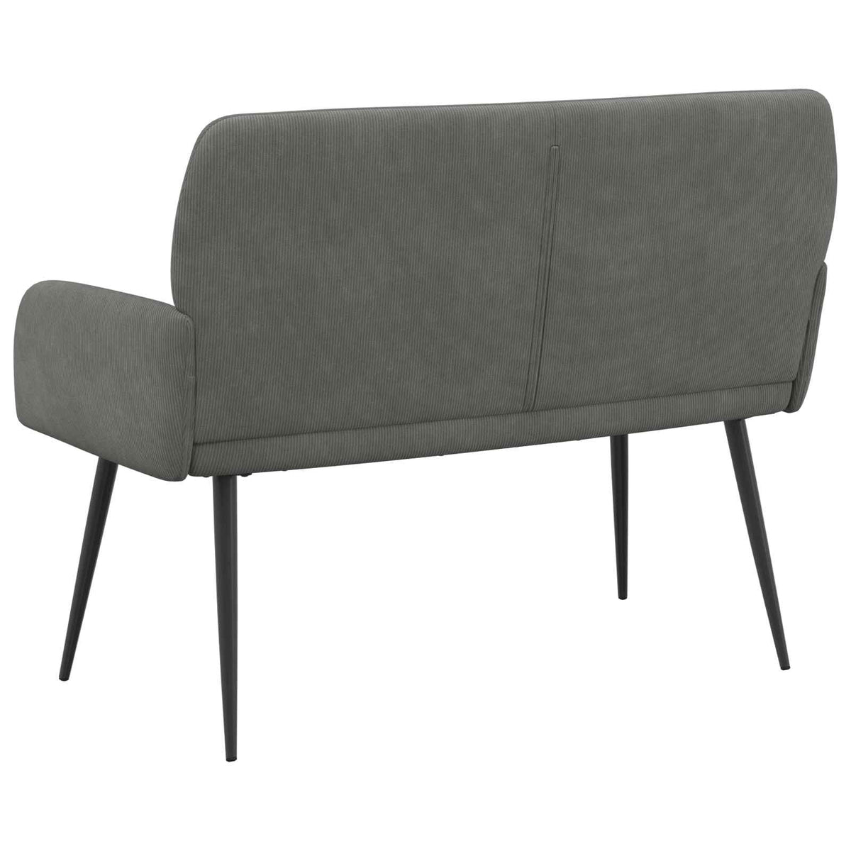 2 Seater Sofa with Metal Legs 2-Seater Dark Grey
