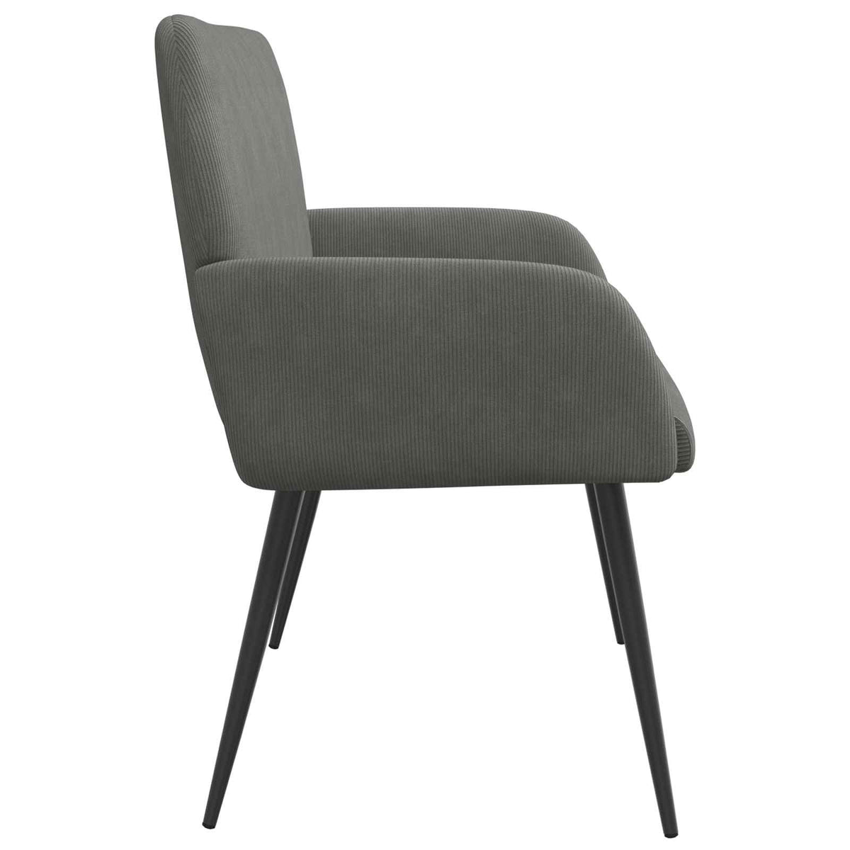 2 Seater Sofa with Metal Legs 2-Seater Dark Grey