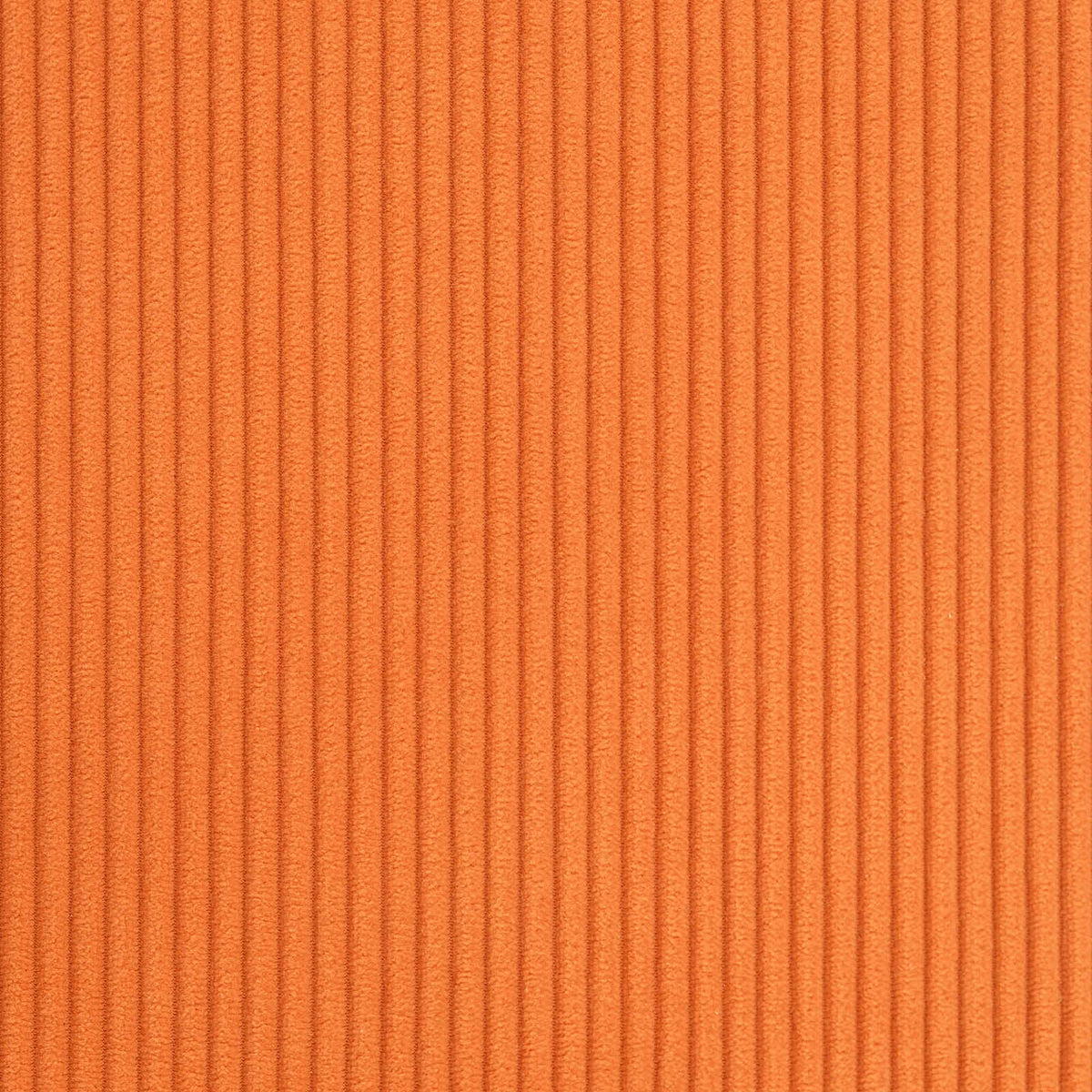 2 Seater Sofa with Metal Legs 2-Seater Orange Corduroy Fabric