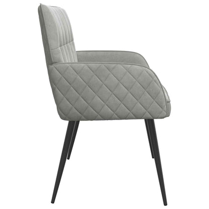 2 Seater Sofa with Metal Legs 2-Seater Light Grey Velvet