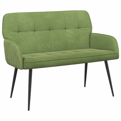 2 Seater Sofa with Metal Legs 2-Seater Light Green Velvet