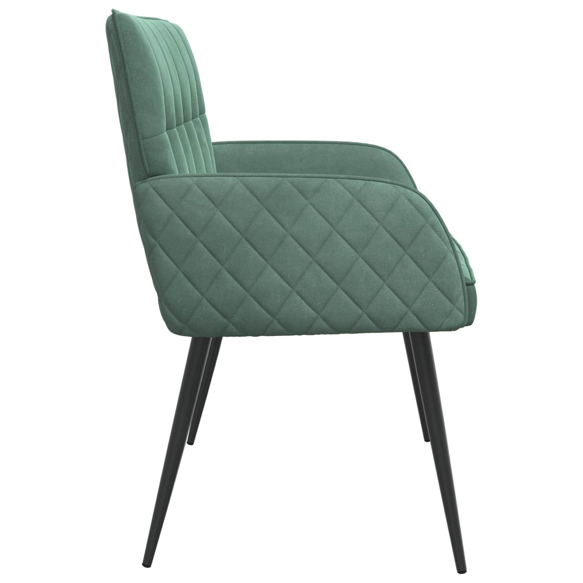 2 Seater Sofa with Metal Legs 2-Seater Sea Green Velvet