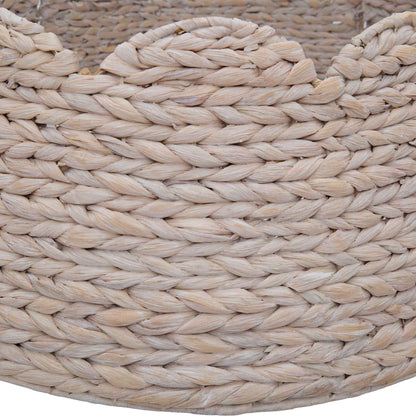 Christmas Tree Collar Round White Dia. 90 x 28 cm
