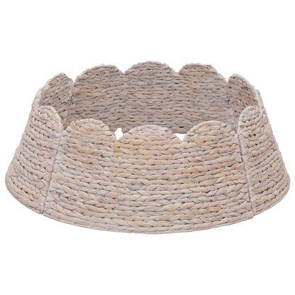 Christmas Tree Collar Round White Dia. 90 x 28 cm
