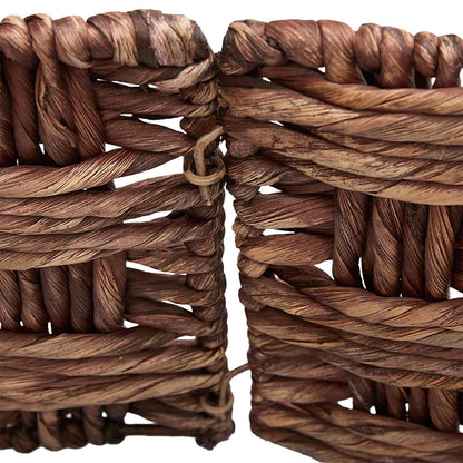 Christmas Tree Collar Round Brown Wash Dia. 90 x 28 cm